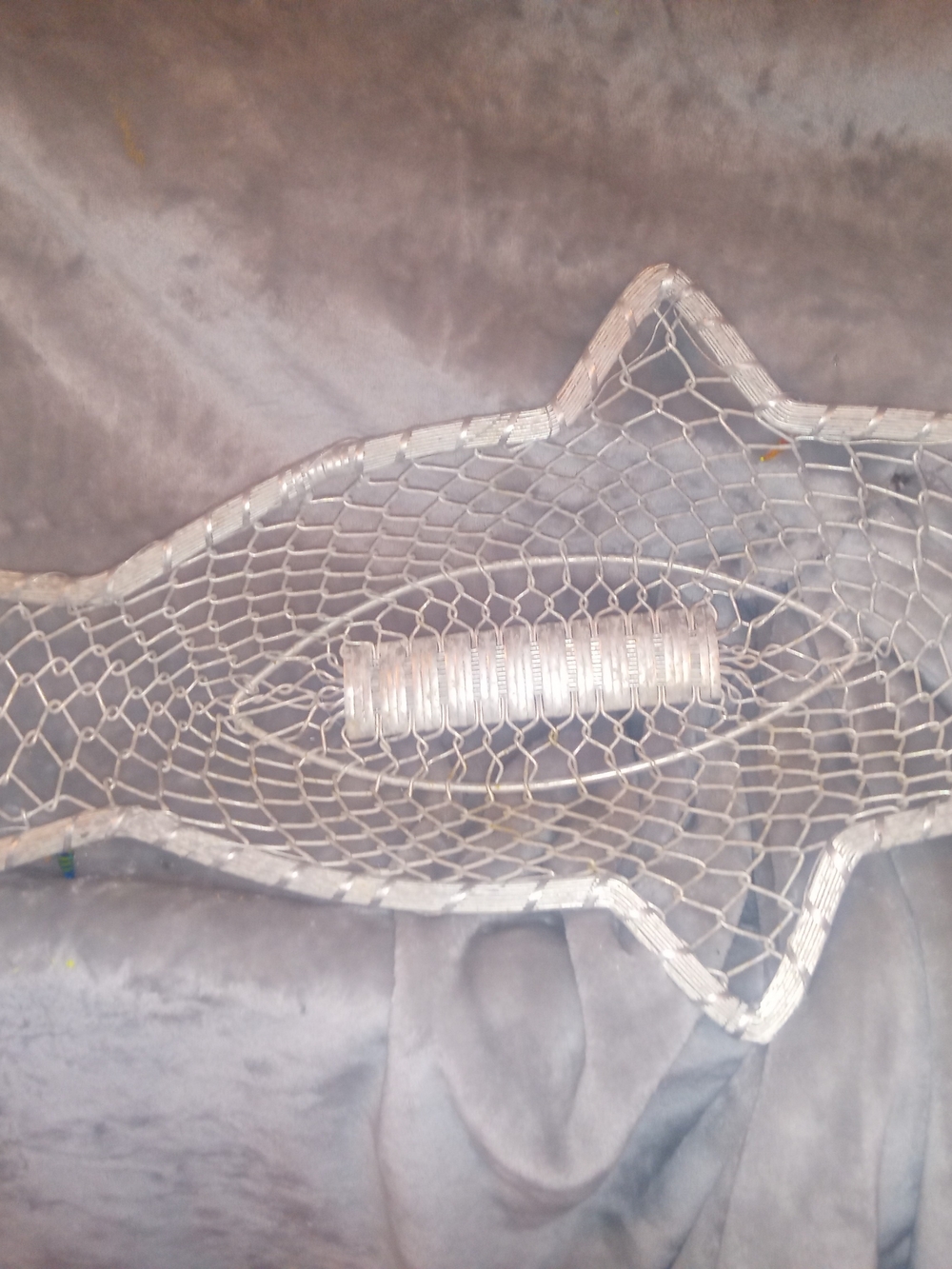 Vintage Wire Fish Basket